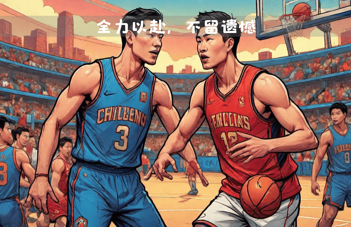 全力以赴：每位球员尽力防守和进攻